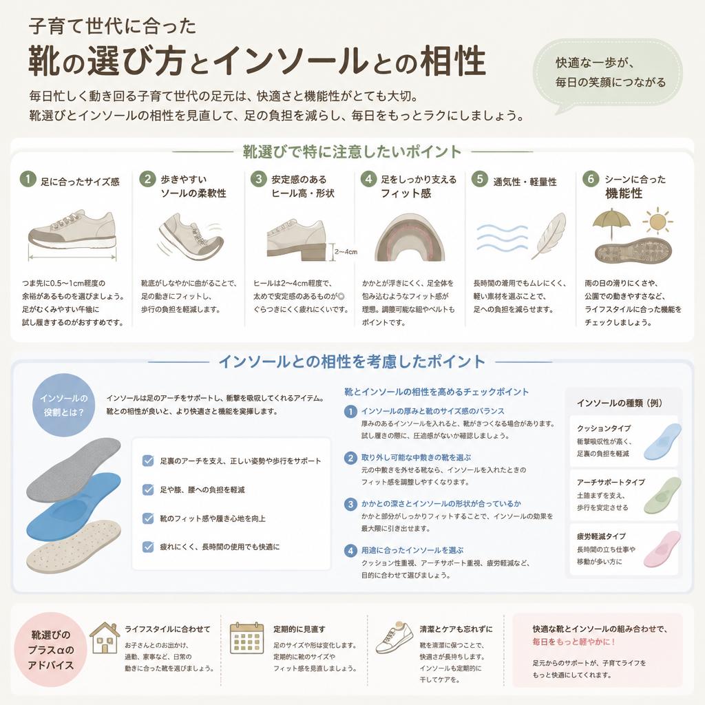 快適な靴選びのポイント
