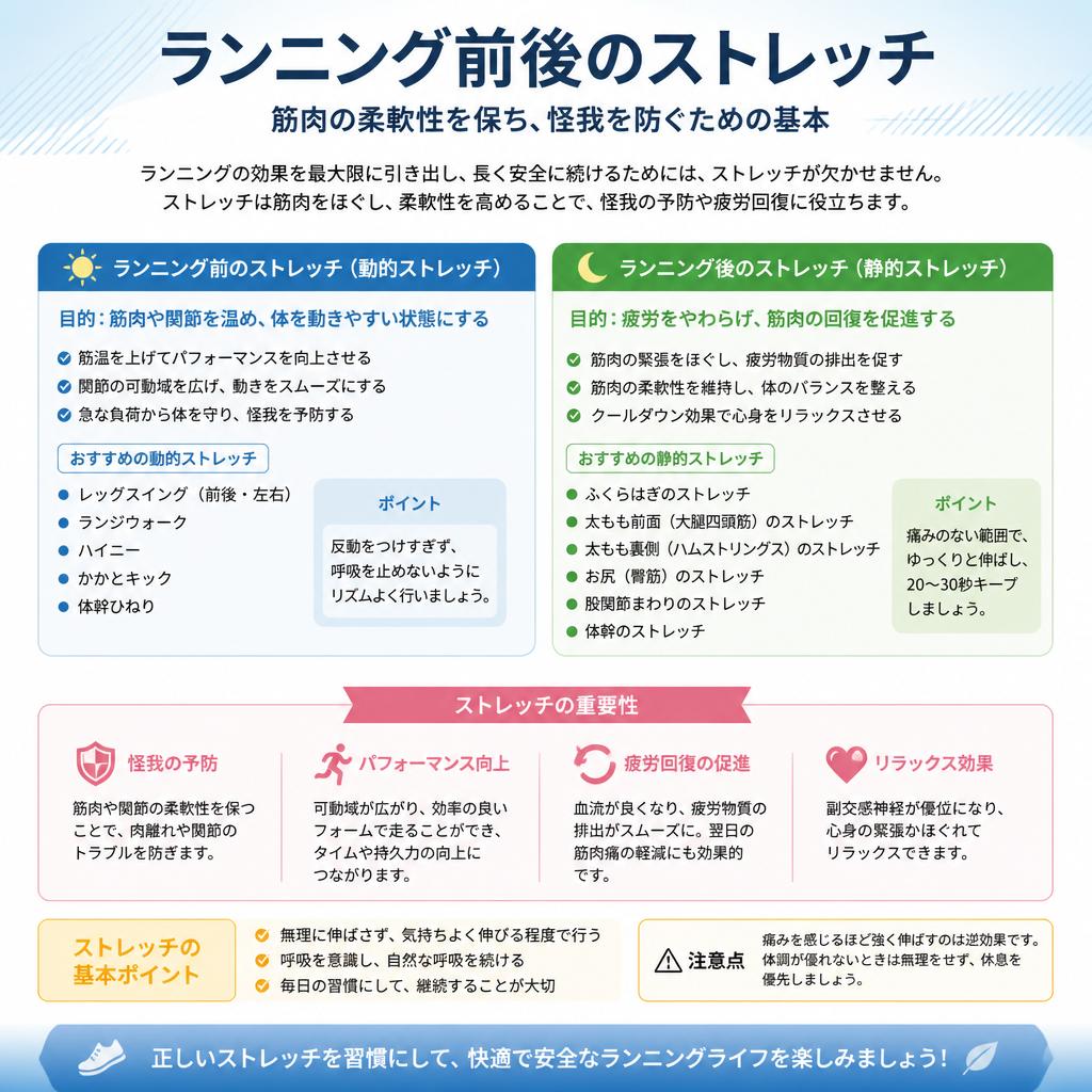 ストレッチで柔軟性を保つ