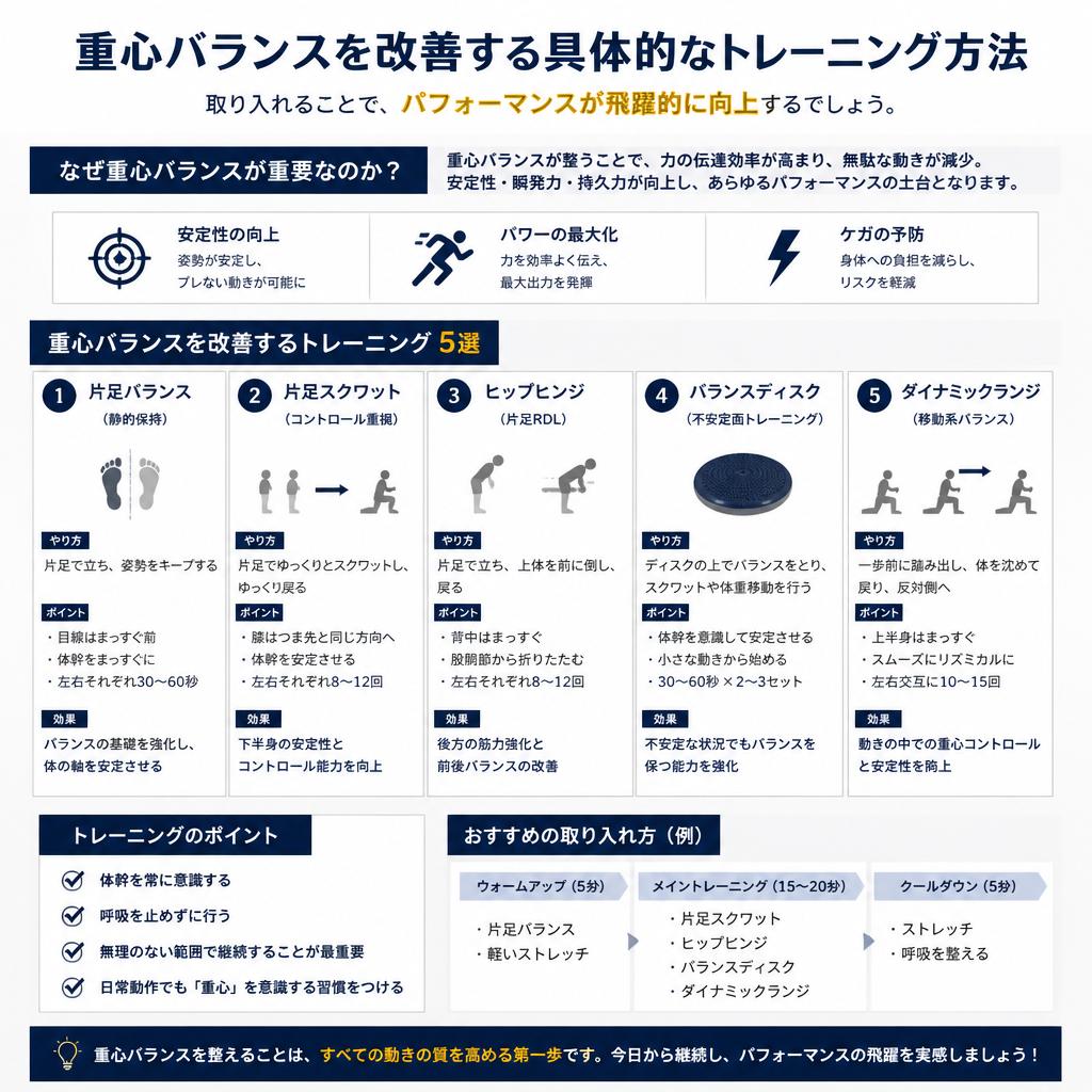 具体的なトレーニング方法
