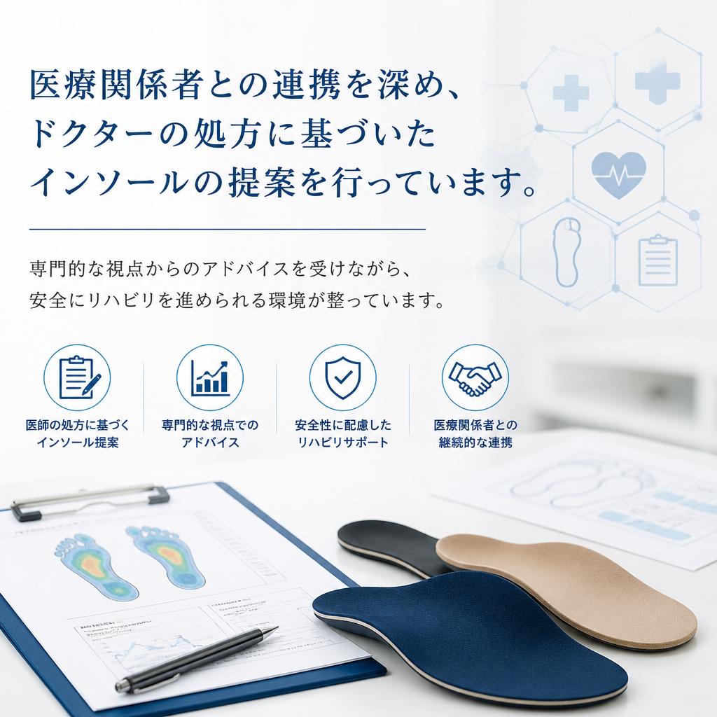 ドクターとの連携で安心リハビリ