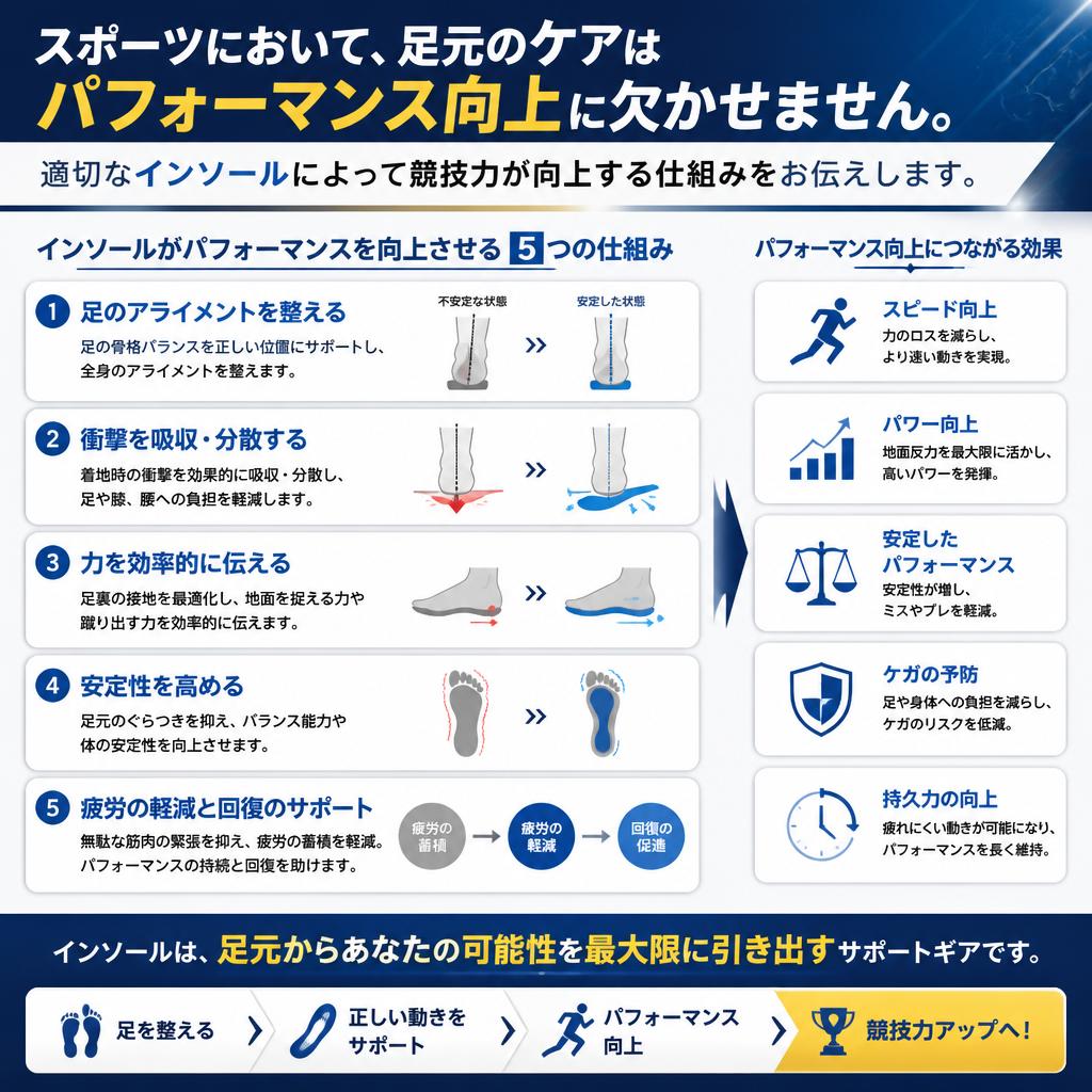 スポーツパフォーマンスを向上させる