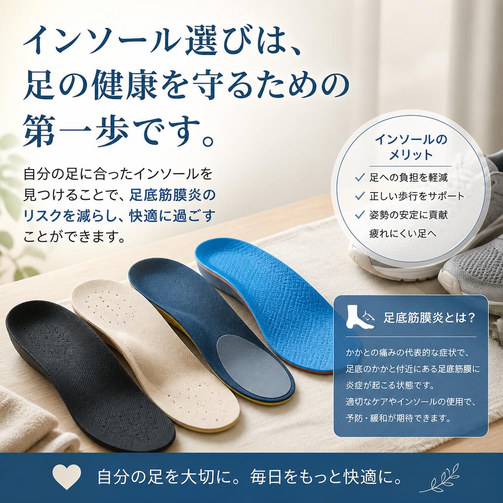 2. 正しいインソールの選び方